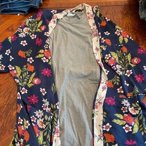 Dress with cover